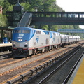 Amtrak P32AC-DM 700 and 716 @ Riverdale (MNCR Hudson Line). Photo taken by Brian Weinberg, 7/24/2005.