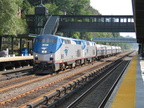 Amtrak P32AC-DM 700 and 716 @ Riverdale (MNCR Hudson Line). Photo taken by Brian Weinberg, 7/24/2005.