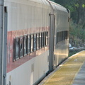 Shoreliner coach @ Marble Hill (MNCR Hudson Line). Photo taken by Brian Weinberg, 8/17/2005.