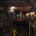 R-142 @ South Ferry (2) but signed as a (1) [G.O. had only 2 and 5 trains stopping at South Ferry]. Photo taken by Brian Weinber