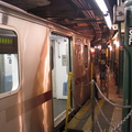 R-142 6766 @ South Ferry (5) [G.O. had only 2 and 5 trains stopping at South Ferry]. Photo taken by Brian Weinberg, 9/11/2005.