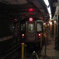 R-142 @ South Ferry (5) [G.O. had only 2 and 5 trains stopping at South Ferry]. Photo taken by Brian Weinberg, 9/11/2005.