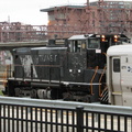 NJT SW1500 503 @ Hoboken Terminal. Photo taken by Brian Weinberg, 9/14/2005.