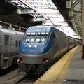 Amtrak HHP-8 652 @ Newark Penn Station. Photo taken by Brian Weinberg, 10/23/2005.