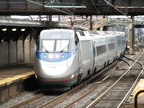 Amtrak Acela 2038 @ Newark Penn Station. Photo taken by Brian Weinberg, 10/23/2005.