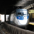 Amtrak Acela 2016 @ Newark Penn Station. Photo taken by Brian Weinberg, 10/23/2005.