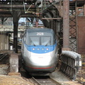 Amtrak Acela 2028 @ Newark Penn Station. Photo taken by Brian Weinberg, 10/23/2005.