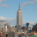 NY Water Taxi and the Empire State Building. Photo taken by Brian Weinberg, 10/23/2005.