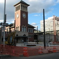 NJT Newark City Subway extension construction @ Newark Broad Street. Photo taken by Brian Weinberg, 10/23/2005.