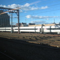 NJT Comet I Trailer 1748 and others @ Hoboken Terminal. Photo taken by Brian Weinberg, 10/23/2005.