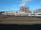 NJT Comet I Trailer 1708 and others @ Hoboken Terminal. Photo taken by Brian Weinberg, 10/23/2005.