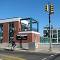 NJT HBLR Ninth Street - Congress Street station at the top of the palisades. Elevator goes down to track level. Photo taken by B