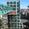 NJT HBLR Ninth Street - Congress Street station at the top of the palisades. Elevator goes down to track level. Photo taken by B