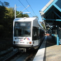 NJT HBLR LRV 2013B @ Port Imperial (second day of service). Photo taken by Brian Weinberg, 10/30/2005.