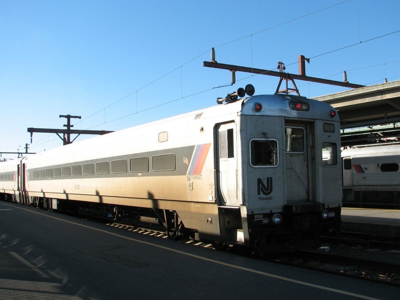 NJT Comet I Cab 5100 @ Hoboken Terminal. Photo taken by Brian Weinberg, 10/30/2005.