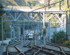 NJT HBLR LRV 2031B @ the &quot;Three Roads&quot; section of track between Ninth Avenue and Lincoln Harbor. Photo taken by Brian