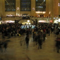 Grand Central Terminal, jam packed full of people leaving NYC before Thanksgiving. Photo taken by Brian Weinberg, 11/23/2005.