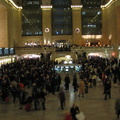 Grand Central Terminal, jam packed full of people leaving NYC before Thanksgiving. Photo taken by Brian Weinberg, 11/23/2005.