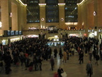 Grand Central Terminal, jam packed full of people leaving NYC before Thanksgiving. Photo taken by Brian Weinberg, 11/23/2005.