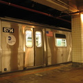 R-160B 8714 @ Hoyt-Schermerhorn (at the abandoned / disused Queens-bound platform). Car was on display for the public evaluation