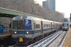 MNCR M-3a 8020 and M-7a @ Spuyten Duyvil (Hudson Line). Photo taken by Brian Weinberg, 12/6/2005.