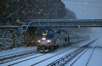 PHOTOSHOPPED *** Amtrak P32AC-DM 701 @ Riverdale (Empire Service). Photo taken by Brian Weinberg, 12/9/2005.