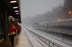 Amtrak P32AC-DM 701 @ Riverdale (Empire Service). Photo taken by Brian Weinberg, 12/9/2005.