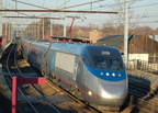 Amtrak Acela Express 2008 @ Elizabeth, NJ. Photo taken by Brian Weinberg, 12/18/2005.