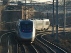 Amtrak Acela Express 2005 @ Elizabeth, NJ. Photo taken by Brian Weinberg, 12/18/2005.