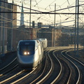 Amtrak Acela Express 2022 @ Elizabeth, NJ. Photo taken by Brian Weinberg, 12/18/2005.