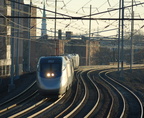 Amtrak Acela Express 2022 @ Elizabeth, NJ. Photo taken by Brian Weinberg, 12/18/2005.