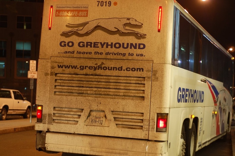 Greyhound MCI G4500 7019 @ Newark Penn Station. Photo taken by Brian Weinberg, 12/18/2005. DSC_0622.jpg