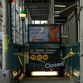Entrance @ 23 St (N/R/W). Station was closed because of the TWU strike. Photo taken by Brian Weinberg, 12/22/2005.