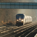 Amtrak P32AC-DM 712 @ Riverdale (Train 291). Photo taken by Brian Weinberg, 1/8/2006.