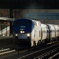 Amtrak P32AC-DM 712 @ Riverdale (Train 291). Photo taken by Brian Weinberg, 1/8/2006.