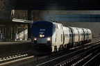 Amtrak P32AC-DM 712 @ Riverdale (Train 291). Photo taken by Brian Weinberg, 1/8/2006.