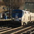 Amtrak P32AC-DM 712 @ Riverdale (Train 291). Photo taken by Brian Weinberg, 1/8/2006.