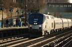 Amtrak P32AC-DM 712 @ Riverdale (Train 291). Photo taken by Brian Weinberg, 1/8/2006.