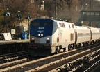 Amtrak P32AC-DM 712 @ Riverdale (Train 291). Photo taken by Brian Weinberg, 1/8/2006.