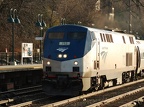 Amtrak P32AC-DM 712 @ Riverdale (Train 291). Photo taken by Brian Weinberg, 1/8/2006.