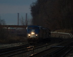 Amtrak P32AC-DM 717 @ Riverdale (Train 48 - Lake Shore Limited). Photo taken by Brian Weinberg, 1/8/2006.