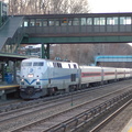 MNCR P32AC-DM 219 @ Riverdale (Hudson Line). Photo taken by Brian Weinberg, 1/12/2006.