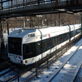 NJT Newark City Subway (NCS) LRV 116B @ Davenport Avenue. Photo taken by Brian Weinberg, 1/15/2006.
