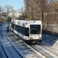 NJT Newark City Subway (NCS) LRV 116A @ Davenport Avenue. Photo taken by Brian Weinberg, 1/15/2006.