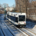 NJT Newark City Subway (NCS) LRV 116A @ Davenport Avenue. Photo taken by Brian Weinberg, 1/15/2006.