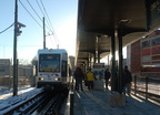 NJT Newark City Subway (NCS) LRV 116A @ Orange Street. Photo taken by Brian Weinberg, 1/15/2006.