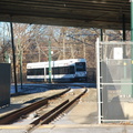 NJT Newark City Subway (NCS) LRV 116B @ Orange Street. Photo taken by Brian Weinberg, 1/15/2006.