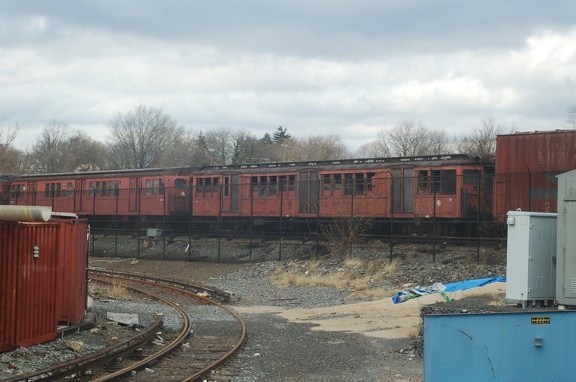 Old cars @ Fern Rock (SEPTA Broad Street Subway). Photo taken by Brian Weinberg, 2/5/2006.