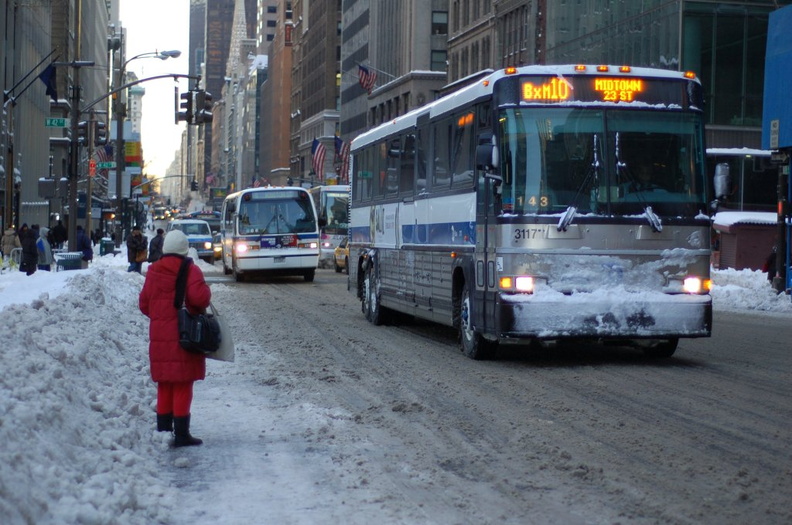 MTA Bus MCI Cruiser 3117 @ 42 St & 5th Ave (BxM10). Photo taken by Brian Weinberg, 2/13/2006. DSC_2381.jpg