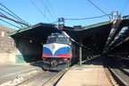 Metro-North Commuter Railroad F40PH-2CAT 4194 @ Hoboken Terminal (Track 1). Photo taken by Brian Weinberg, 2/19/2006.